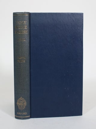 Item #011695 Selections from Early Middle English, 1130-1250. Part II: Notes. Joseph Hall