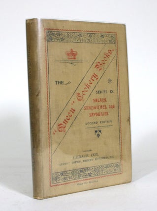 Item #011712 The "Queen" Cookery Books. No. 9. Salads, Sandwiches, and Savouries. S. Beaty-Pownall
