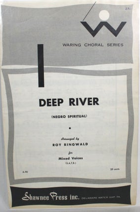 Item #011770 Deep River (Negro Spiritual). Roy Ringwald, arranged by