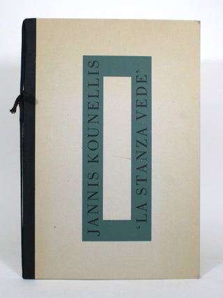 Item #011771 'La Stanza Vede': Elements from Drawing 1970-1990. Jannis Kounellis, R. H Fuchs, text