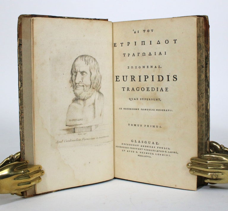 Item #011814 Tragoediae Quae Supersunt, ex Recensione Samuelis Musgravii [1 vol only]. Euripides, Samuel Musgrave.