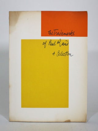 Item #011824 The Trademarks of Paul Rand: A Selection. Paul Rand