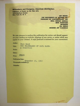 The Trademarks of Paul Rand: A Selection