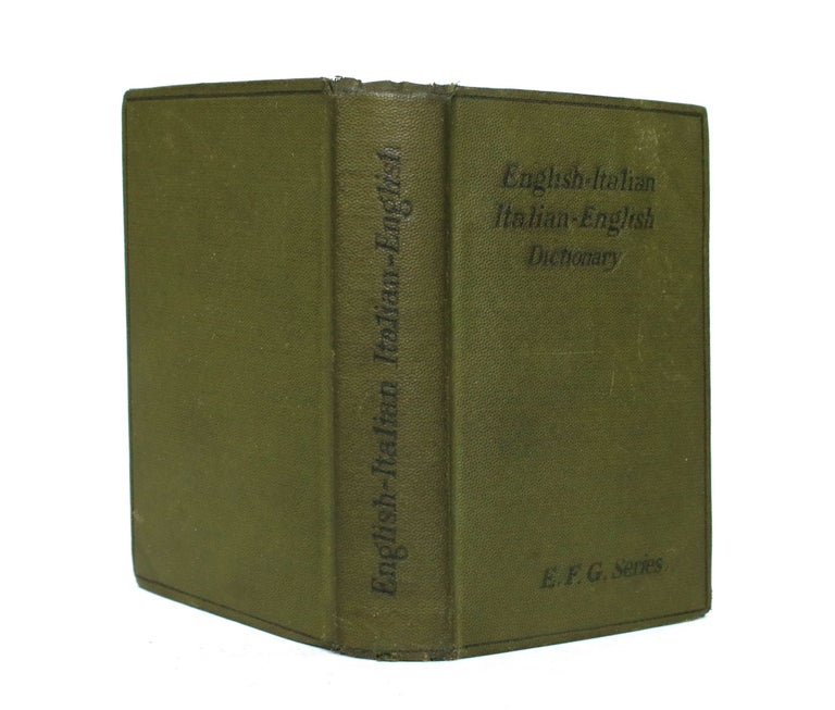 Item #011857 New Pocket Dictionary of the English and Italian Languages. English-Italian and Italian-English. E. Stokes.