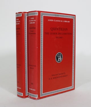 Item #011900 [Quintilian]: The Lesser Declamatins [2 vols]. D. R. Shackleton Bailey