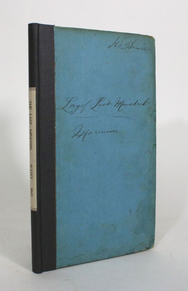 Item #011914 The Lay of the Last Minstrel and Marmion. Sir Walter Scott.