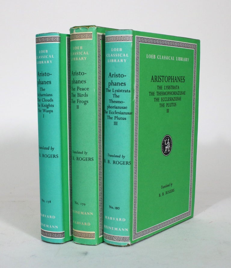 Item #012051 Aristophanes [3 vols]. Aristophanes, B. B. Rogers, and.