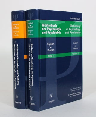 Item #012116 Dictionary of Psychology and Psychiatry / Worterbuch der Psychologie und Psychiatrie...