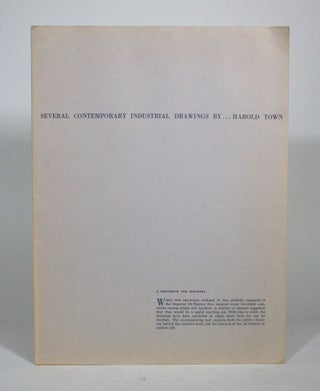 Item #012265 Several Contemporary Industrial Drawings by...Harold Town: A Portfolio for Teachers....