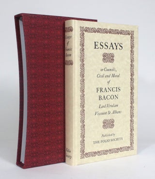 Item #012402 Essays, or Counsels, Civil and Moral. Francis Bacon, Brian Vickers
