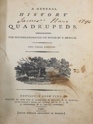 A General History of Quadrupeds