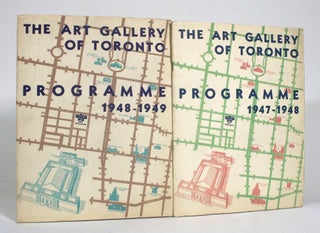 Item #012637 The Art Gallery of Toronto Programme 1947-1948 & 1948-1949 [2 vols]. The Art Gallery...