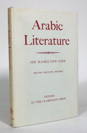 Item #012687 Arabic Literature: An Introduction. H. A. R. Gibb