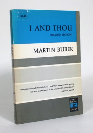 Item #012702 I and Thou. Martin Buber