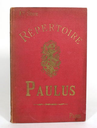 Item #012747 Paulus Repertoire. Paulus
