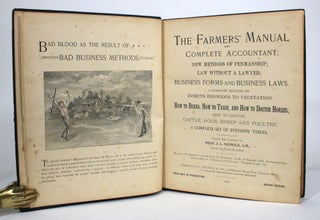 Item #012771 The Farmers Manual and Complete Accountant. J. A. Nichols, J E. Hansford, adapter