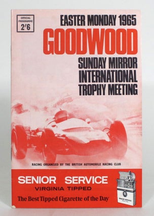 Item #012807 Goodwood Motor Racing. Easter Monday 1965 - Sunday Mirror International Trophy...