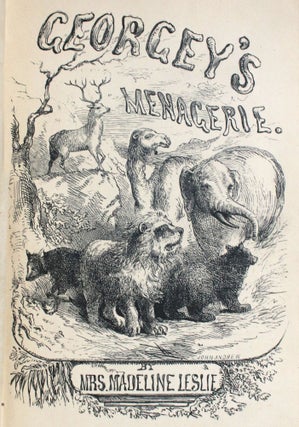 Item #012838 Georgey's Menagerie: The Bear. Mrs. Madeline Leslie