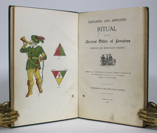 Item #012852 Simplified and Amplified Ritual of the Ancient Order of Foresters, Friendly and...