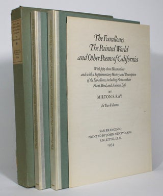 Item #013021 The Farallones, The Painted World, and Other Poems of California [2 vols]. Milton S....