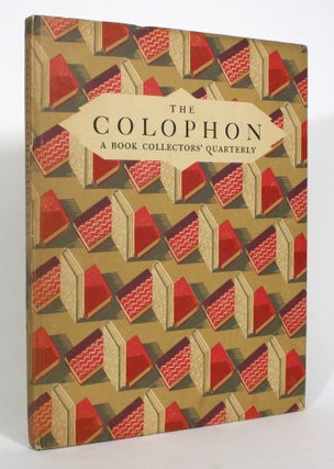 Item #013049 The Colophon: A Book Collector's Quarterly, Part Seven. Elmer Adler, Burton Emmett,...