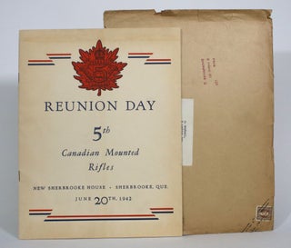 Item #013078 Reunion Day: 5th Canadian Mounted Rifles. New Sherbrooke House, Sherbrooke, Que....