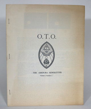 Item #013158 The Amon-Ra Newsletter, Volume I, Number 2. Ordo. Templi Orientis Canada