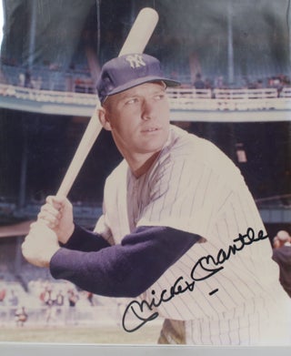 Item #013168 Signed Photograph of Mickey Mantle