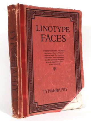 Item #013170 Linotype Typography: Antique No. 1 Italic, Special Small Caps. Mergenthaler Linotype...
