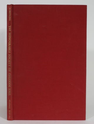 Item #013172 The Honourable Society of Osgoode Hall. C. H A. Armstrong