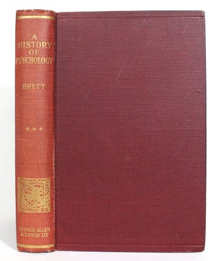 Item #013221 A History of Psychology, Volume III: Modern Psychology. George Sidney Brett