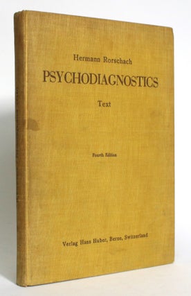 Item #013276 Psychodiagnostics: A Diagnostic Test Based on Perception, Including Rorschach's...