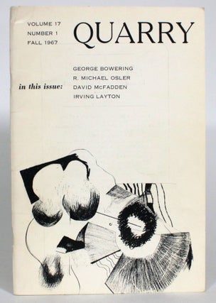 Item #013681 Quarry: Volume 17, Number 1, Fall 1967. Charles Pullen, Tom Eadie, Tom Marshall,...