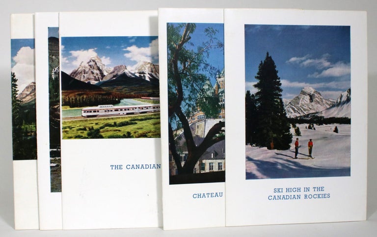 Item #013706 Canadian Pacific Empress of Britain Rail Luncheon Menus [5 pieces]. Canadian Pacific.