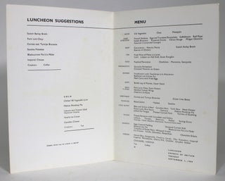 Canadian Pacific Empress of Britain Rail Luncheon Menus [5 pieces]