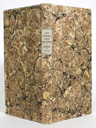 Item #013897 The Sublime and Beautiful, with an Introductory Discourse Concerning Taste, and...