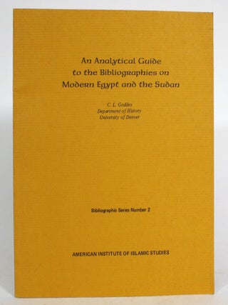 Item #014032 An Analytical Guide to the Bibliographies on Modern Egypt and the Sudan. Charles L....