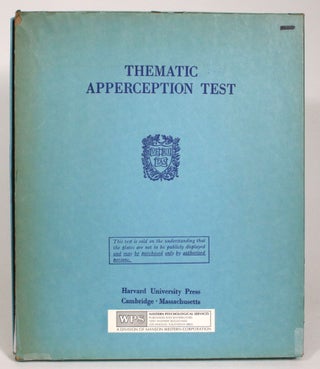 Item #014076 Thematic Apperception Test. Henry Murray, Christina D. Murray