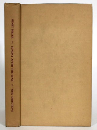 Item #014184 Sunday After the War. Henry Miller