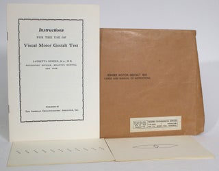 Item #014191 Bender Motor Gestalt Test: Cards and Manual of Instruction. Lauretta Bender