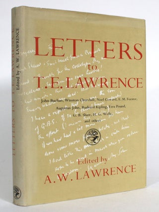 Item #014203 Letters to T.E. Lawrence. A. W Lawrence