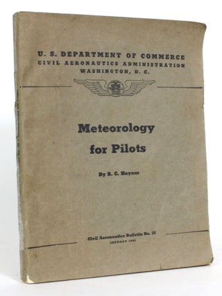 Item #014208 Meteorology for Pilots. B. C Haynes