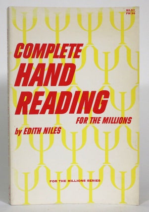 Item #014377 Complete Hand Reading. Edith Niles