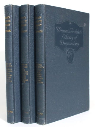 Item #014477 Women's Institute Library of Dressmaking [3 vols]. Women's Institute of Domestic...