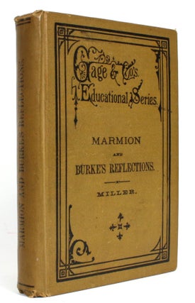Item #014481 Scott's Marmion and Burke's Reflections on the Revolution in France. With...