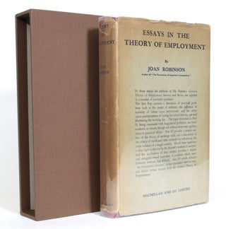 Item #014513 Essays in the Theory of Employment. JOan Robinson