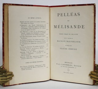 Item #014622 Pelleas et Melisande: Drame Lyrique en cinque actes. Maurice Maeterlinck, Claude...