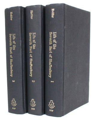 Item #014850 The Life and Work of the Seventh Earl of Shaftesbury [3 vols]. Edwin Hodder