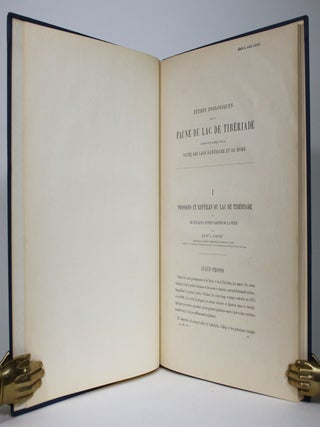 Etudes Zoologiques Sur La Faune du Lac de Tiberiade Suivies d'un Apercu sur la Faune des Lacs d'Antioche et de Homs. 1: Poissons et Reptiles du lac de Tiberiade et de Querlques Autres Parties de la Syrie...