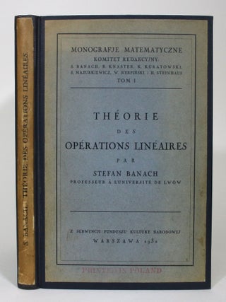 Item #015984 Monografje Matematyczne: Komitet Redakcyjny. Theorie Des Operations Lineaires....